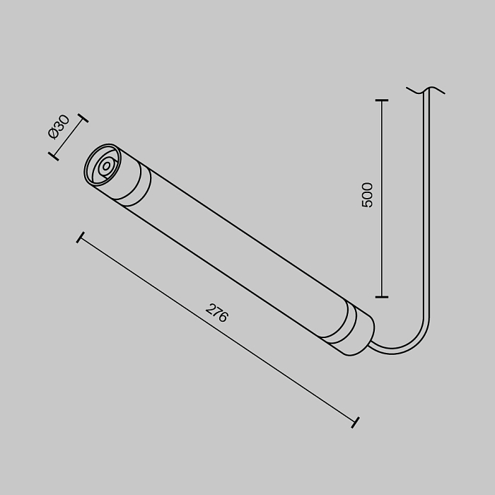 Technical CA011-L300-100W-B